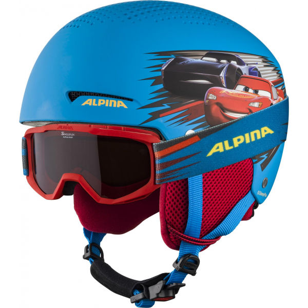 Alpina Sports ZUPO DISNEY SET Dětská lyžařská helma a brýle