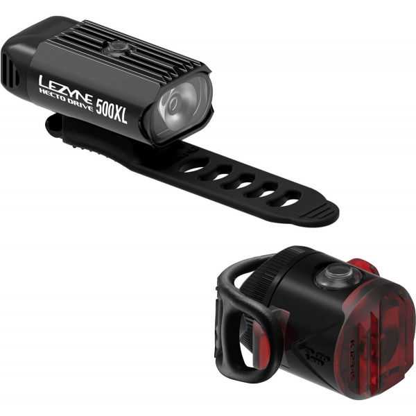 Lezyne HECTO DRIVE 500XL / FEMTO USB PAIR Set světel