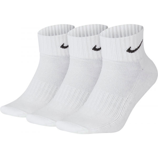Nike 3PPK VALUE COTTON QUARTER Tréninkové ponožky
