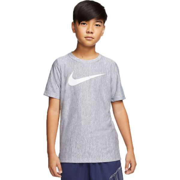 Nike CORE SS PERF TOP HTHR B Chlapecké tréninkové tričko
