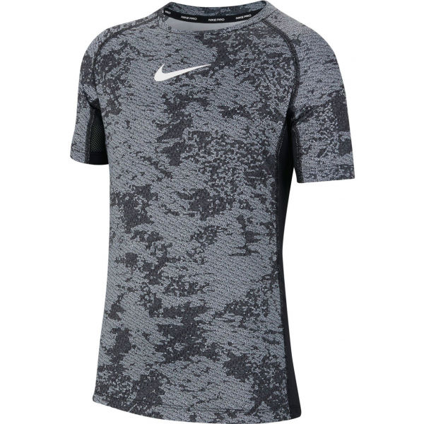 Nike NP SS FTTD AOP TOP B Chlapecké tréninkové tričko