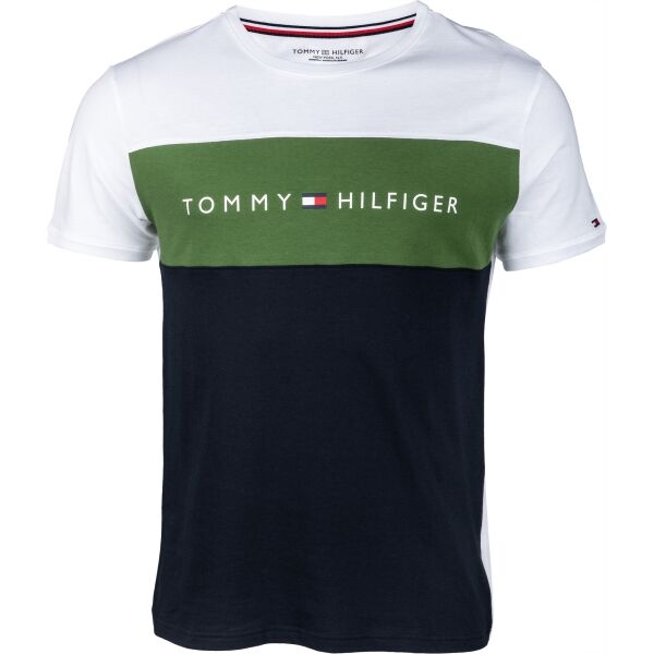 Tommy Hilfiger CN SS TEE LOGO FLAG Pánské tričko