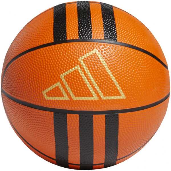 adidas 3-STRIPES RUBBER MINI Mini basketbalový míč