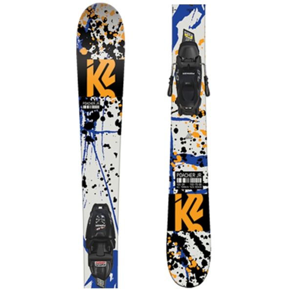 K2 POACHER JR FDT 7.0 SET Dětské freestylové lyže s vázáním