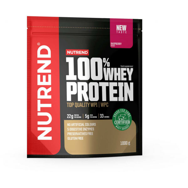 Nutrend 100% WHEY PROTEIN 1000 g JAHODA Protein