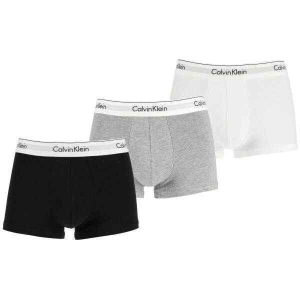 Calvin Klein MODERN CTN STRETCH-TRUNK 3PK Pánské boxerky