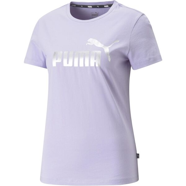Puma ESS+ METALLIC LOGO TEE Dámské tričko