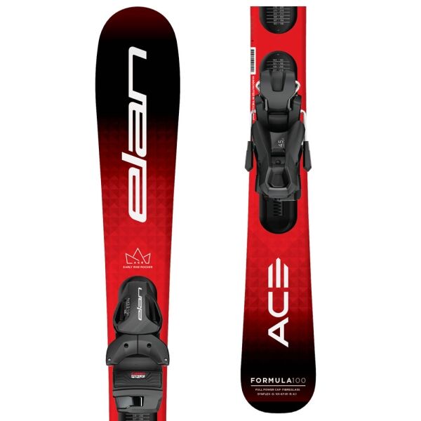Elan FORMULA RED JRS + EL 4.5 GW Dětské sjezdové lyže